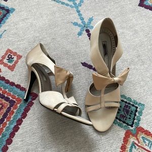 Stella McCartney Satin Bow Heels